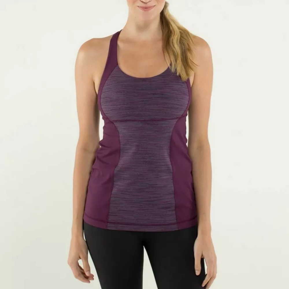 Lululemon Run Energy Strappy Crossback Built In Bra Tank - Picture 2 of 9